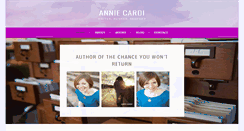 Desktop Screenshot of anniecardi.com