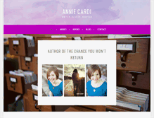 Tablet Screenshot of anniecardi.com